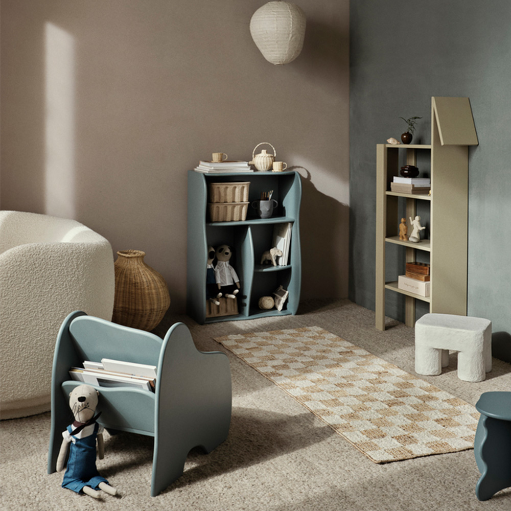 Check Wool Jute Runner