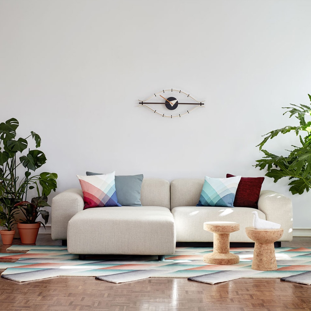 Soft Modular - Zweisitzer mit Chaise Longue
