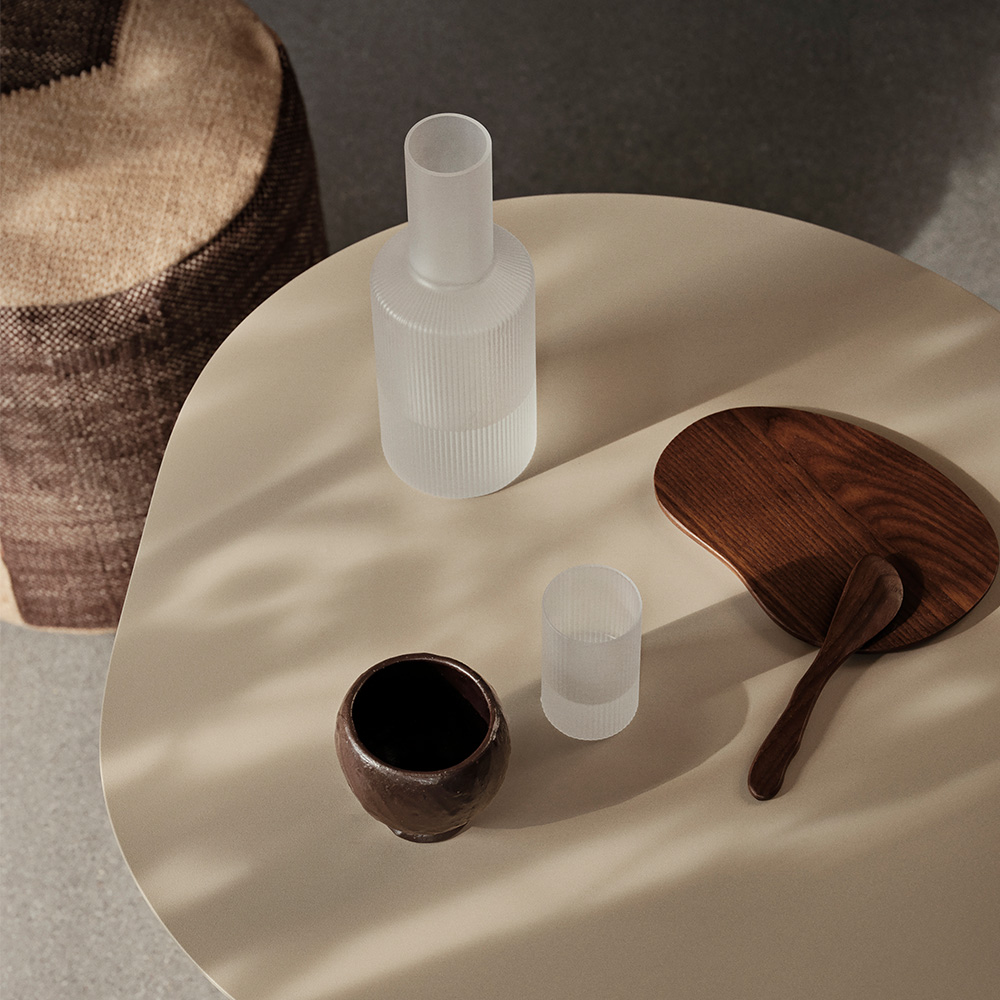 Ripple Frosted Karaffe