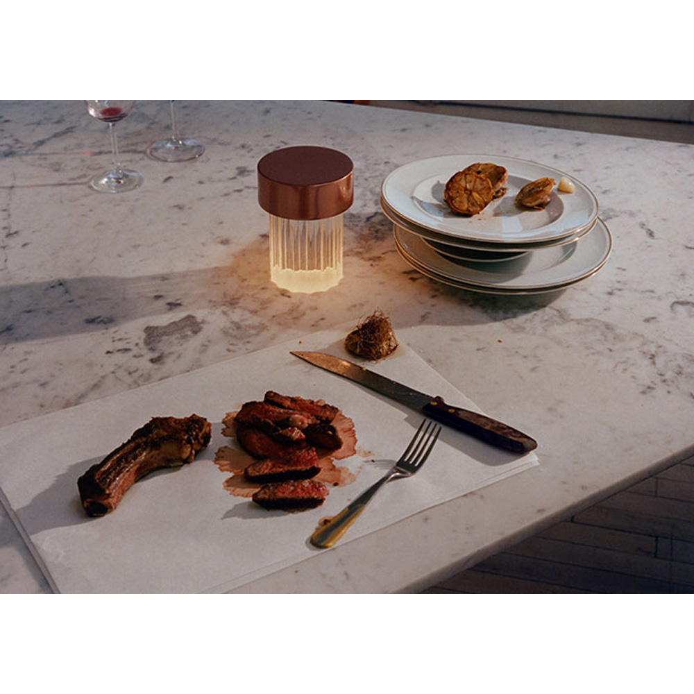 Last Order fluted Tischleuchte