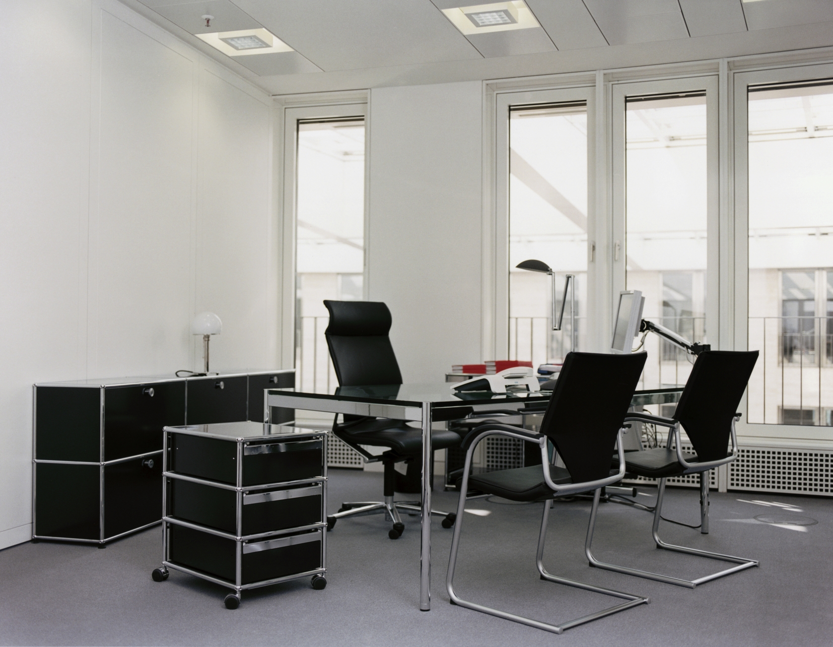 Rollcontainer mit 2 Schubladen