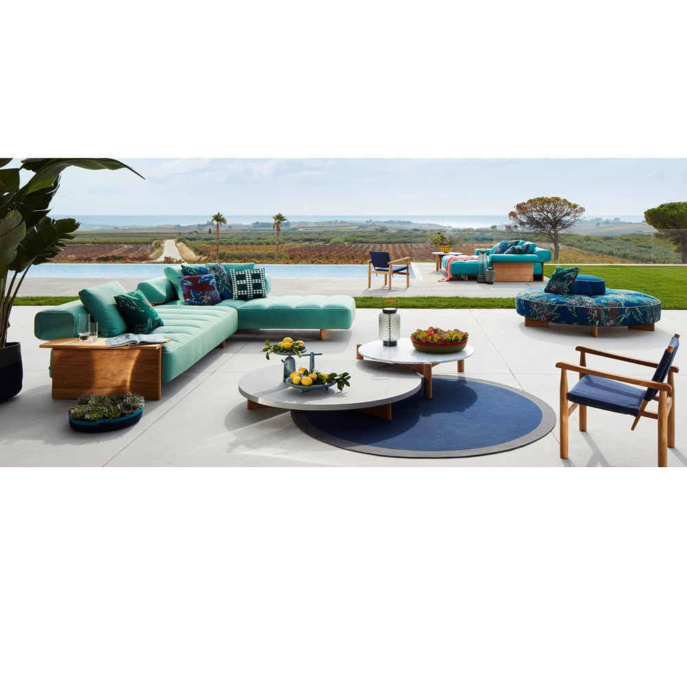 Table à Plateau Interchangeable Beistelltisch Outdoor