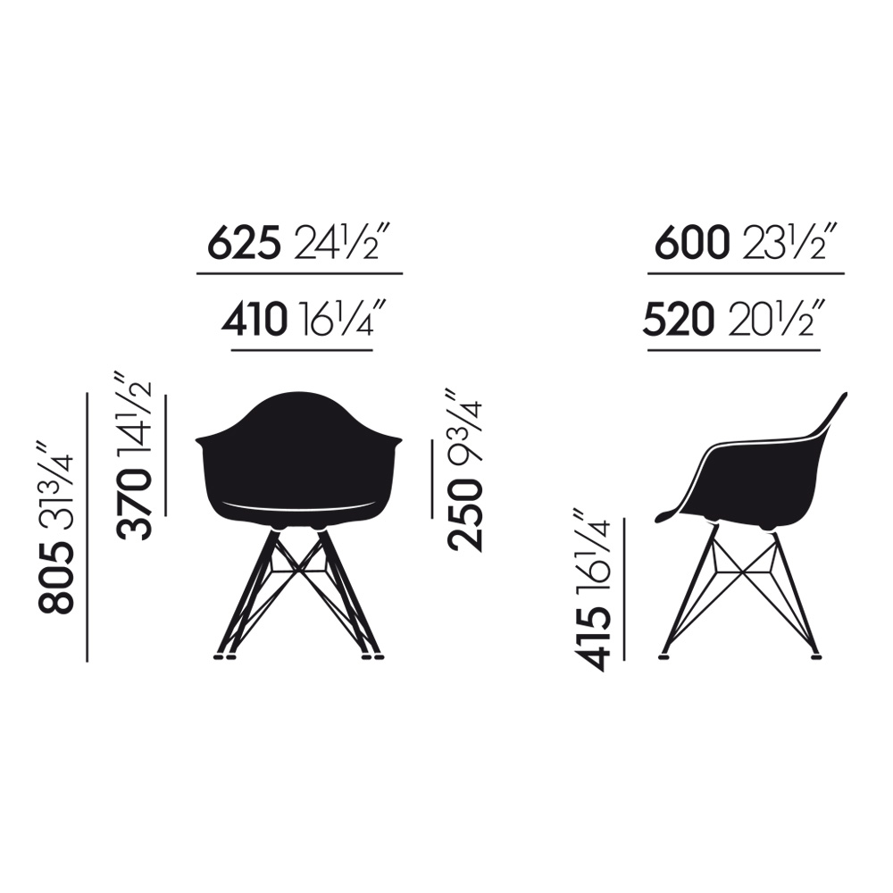 Eames Plastic Chair RE DAR