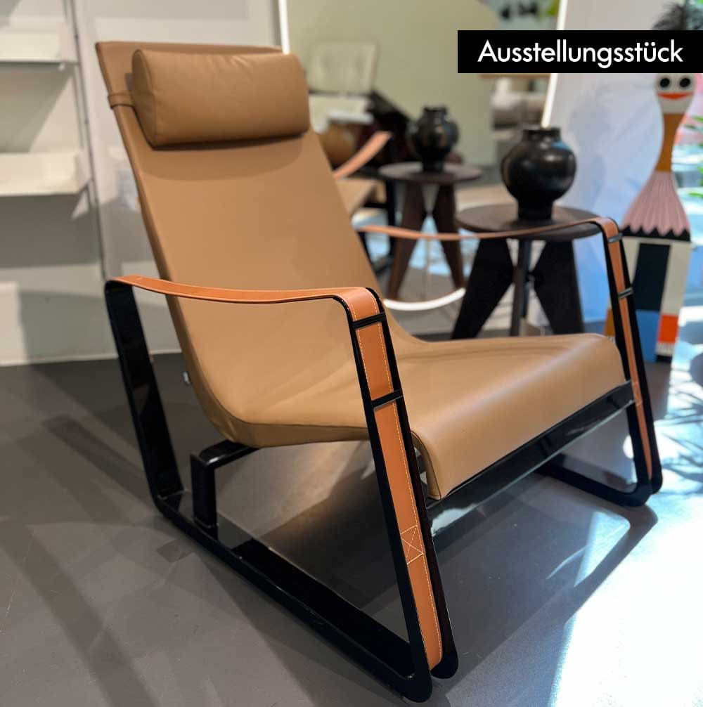 Sessel Cité Leder camel - Ausstellungsstück