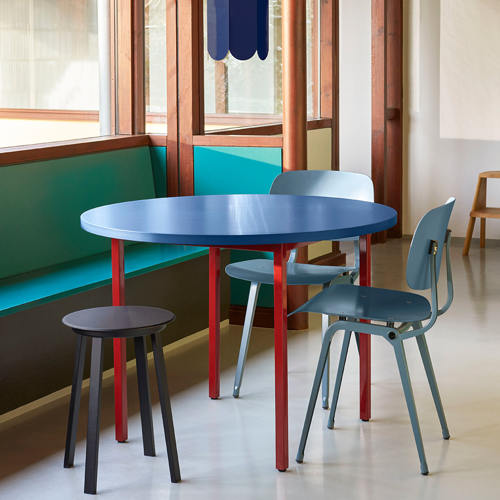 Two Colour Tisch rund