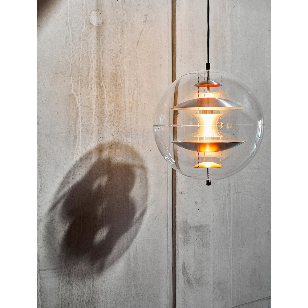 VP Globe gebürstetes Alu Pendelleuchte