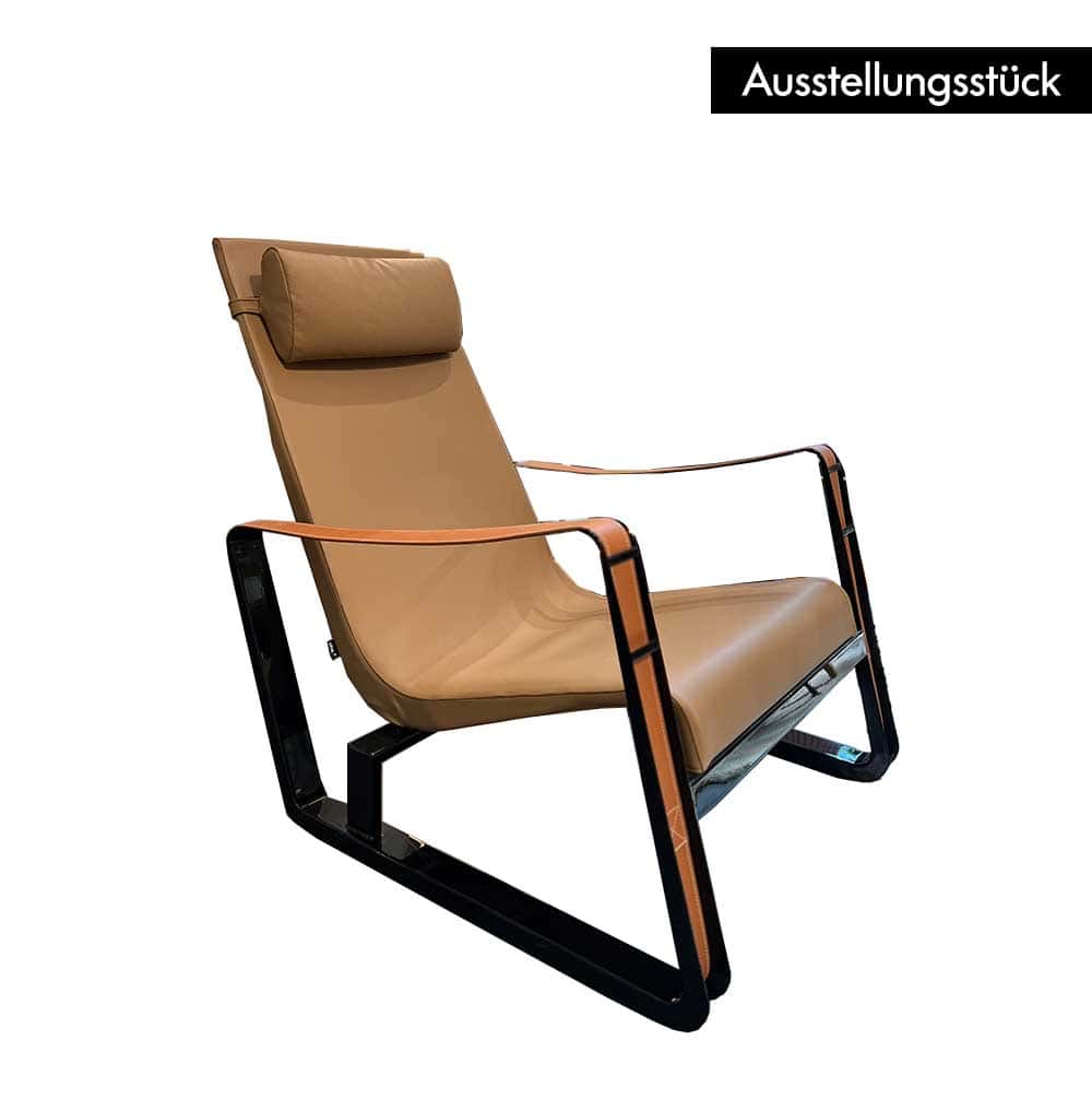 Sessel Cité Leder camel - Ausstellungsstück