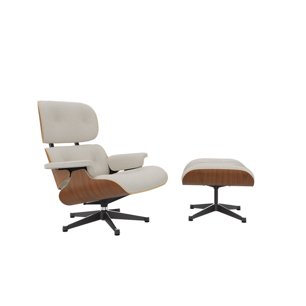 Lounge Chair & Ottoman - Stoff