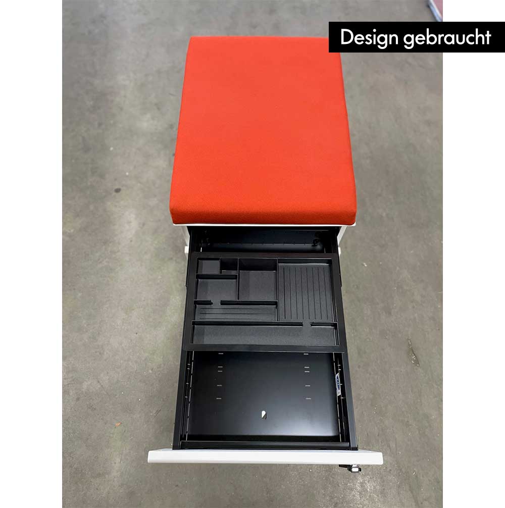 Bisley Container weiß inkl. Kissen - Design gebraucht