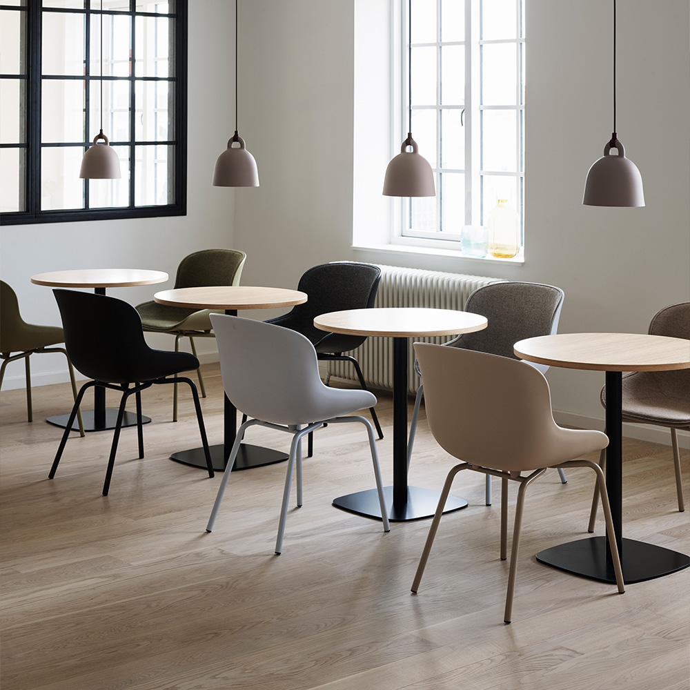 Hyg Chair Wood Front gepolstert