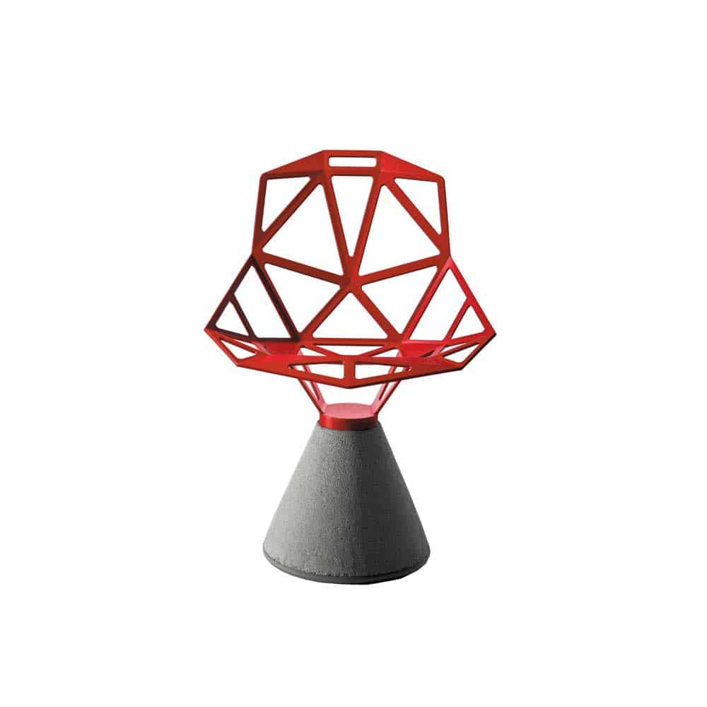 Chair One mit Betonsockel