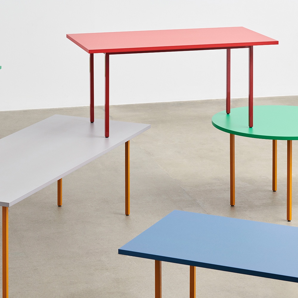 Two Colour Tisch rund