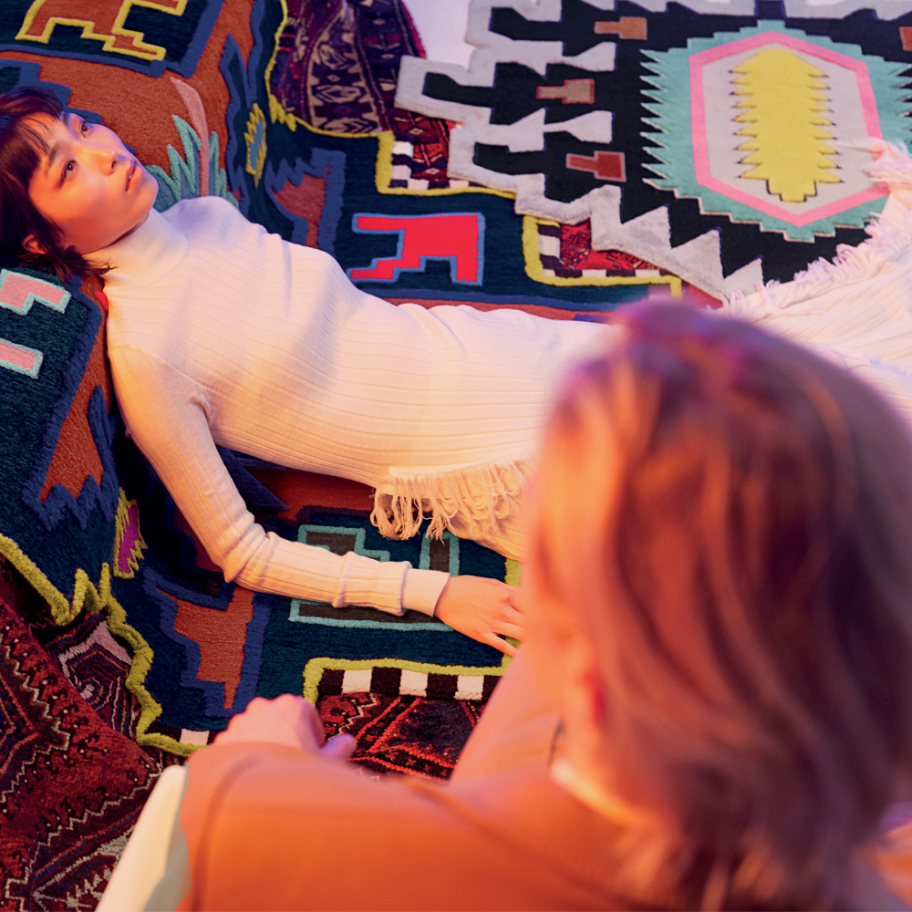 Palmette Lazer Canon Teppich