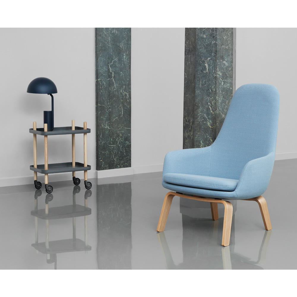 Era Lounge-Sessel high wood
