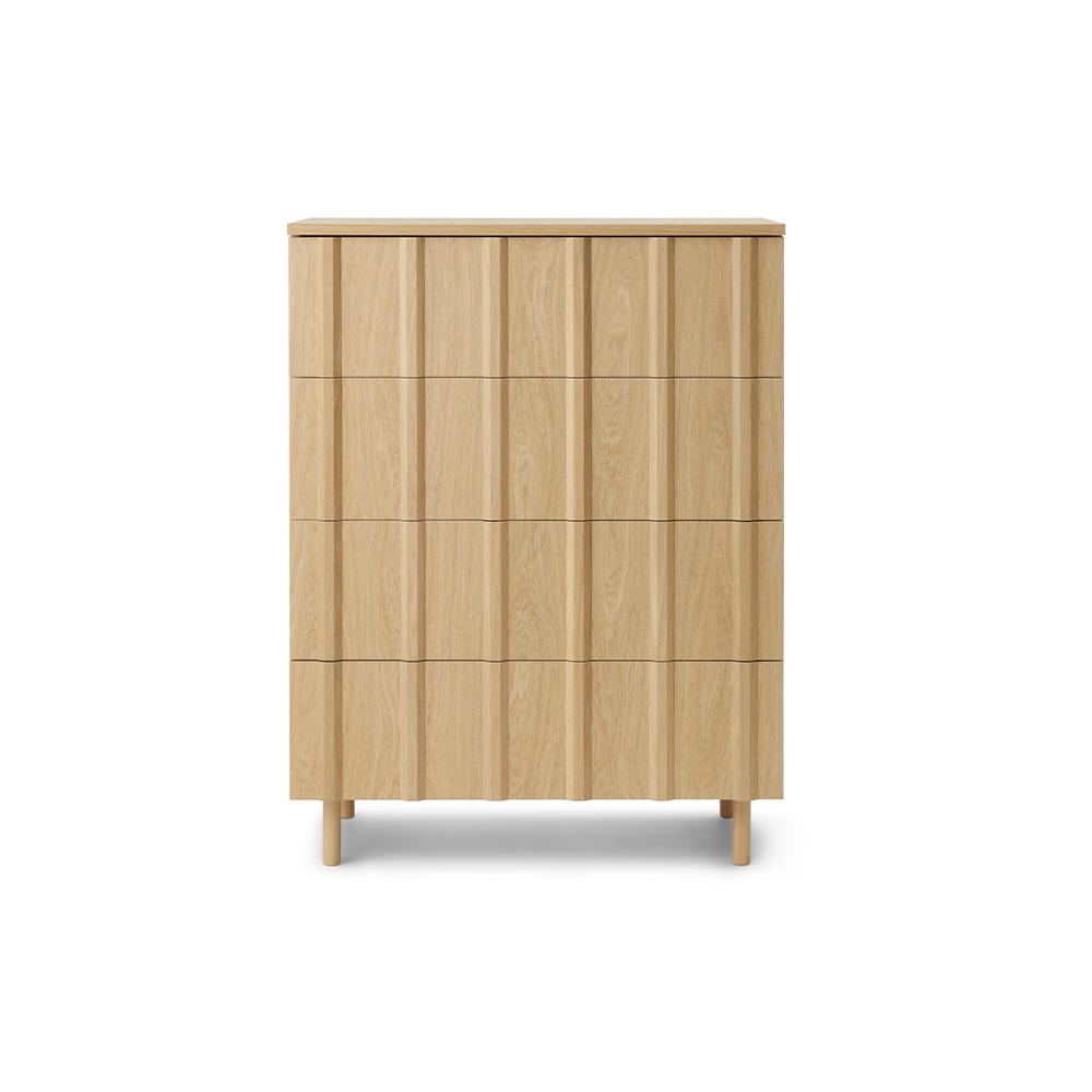 Rib Kommode mit Schubladen