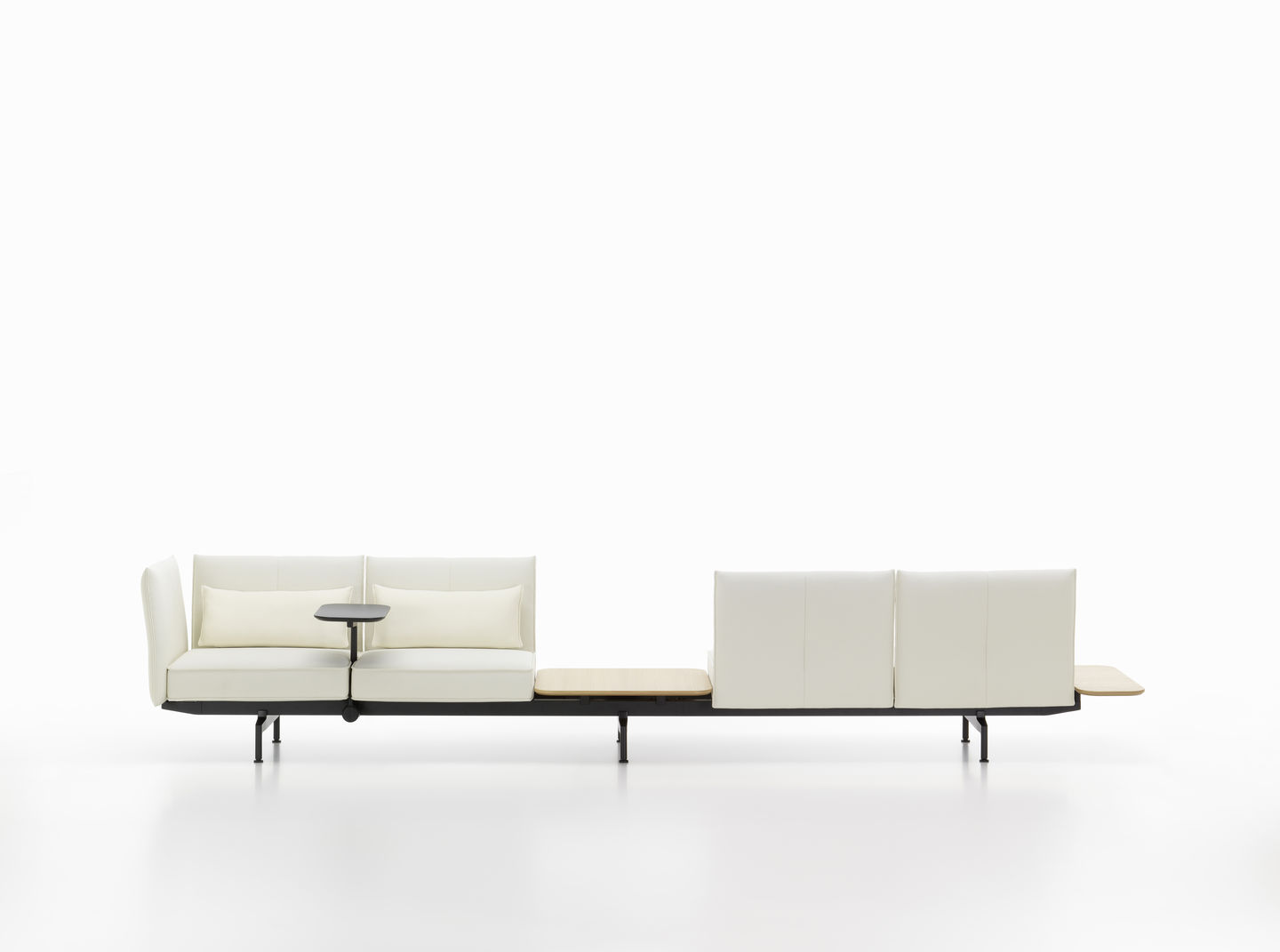 Soft Work Sofa 4-Sitzer mit Tischmodul