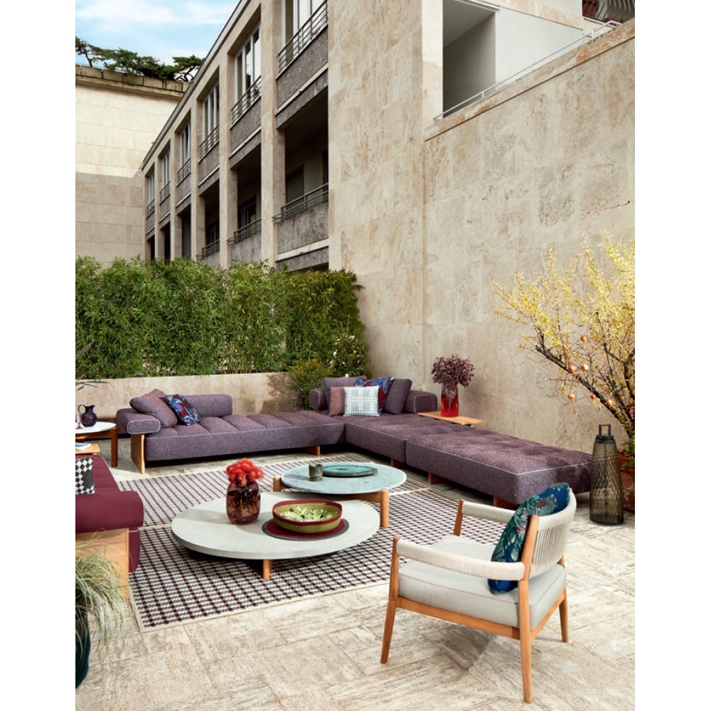 Table à Plateau Interchangeable Beistelltisch Outdoor