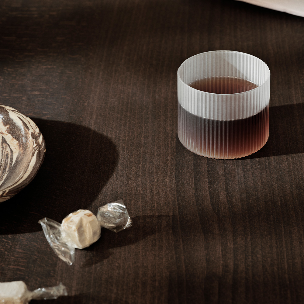 Ripple Low Gläser Frosted 4er Set