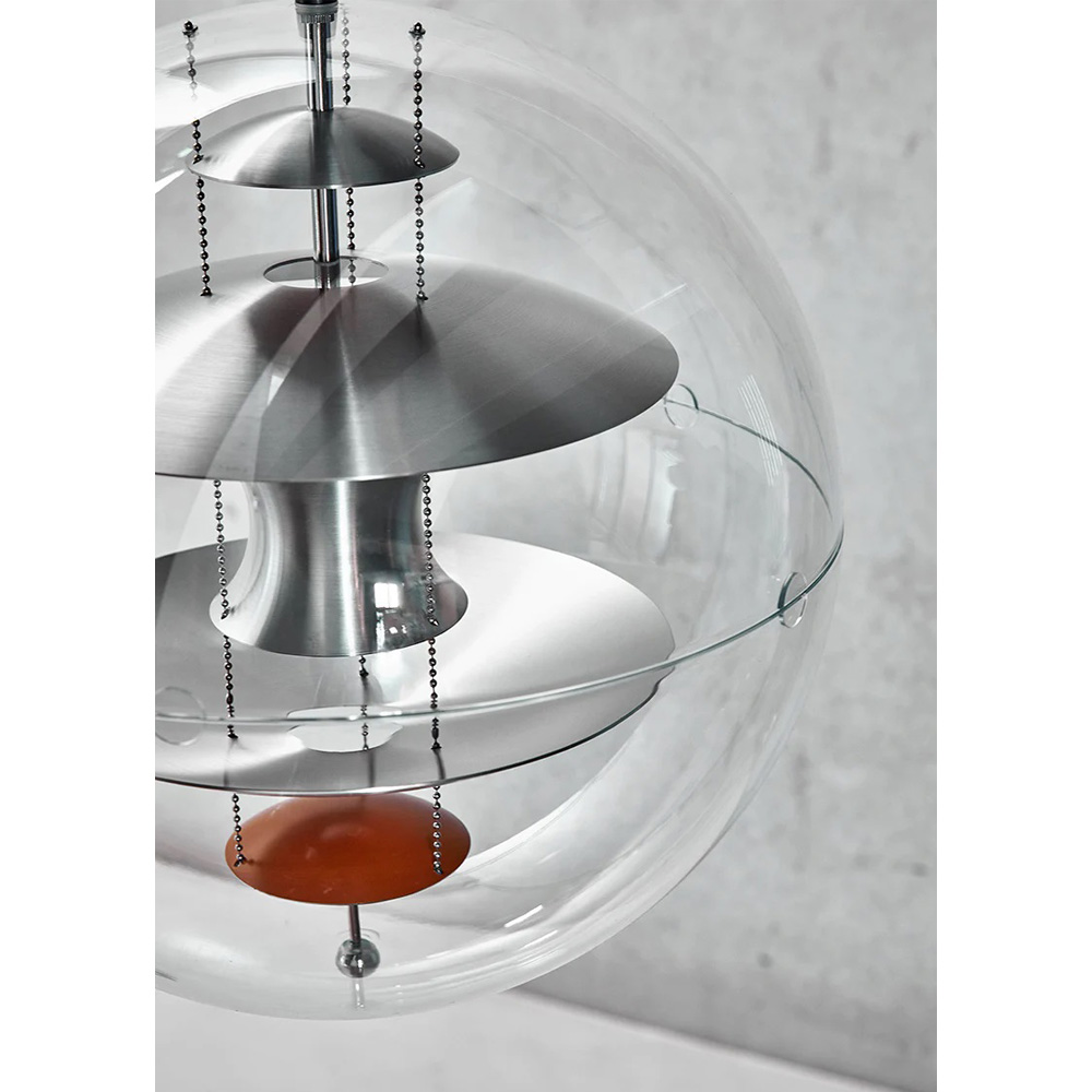 VP Globe gebürstetes Alu Pendelleuchte