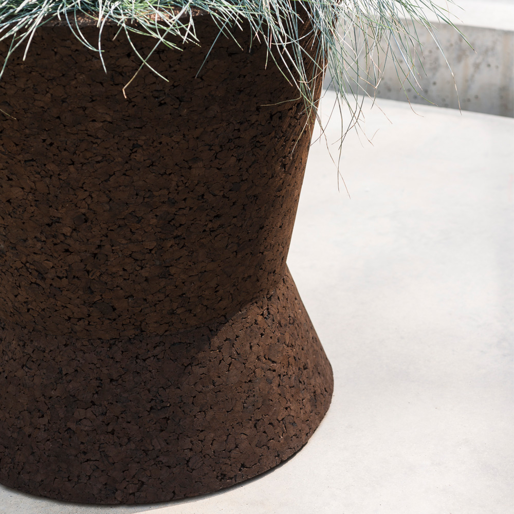 Bush on Pflanztöpfe