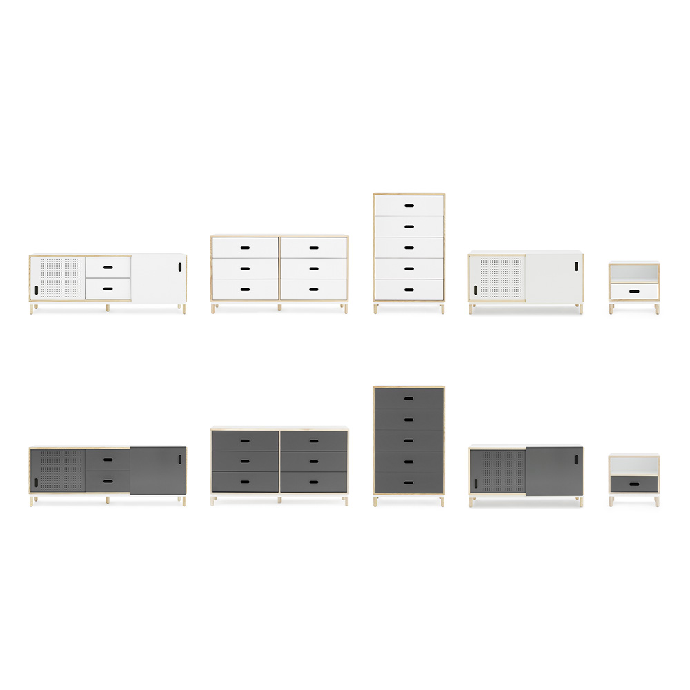 Kabino Kommode mit zwei Schubladen