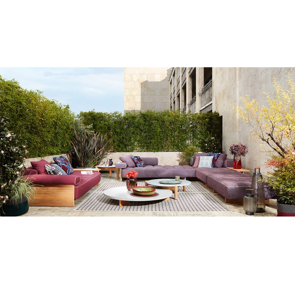 Table à Plateau Interchangeable Beistelltisch Outdoor