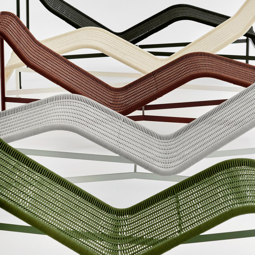 Palissade Cord Chaise Longue