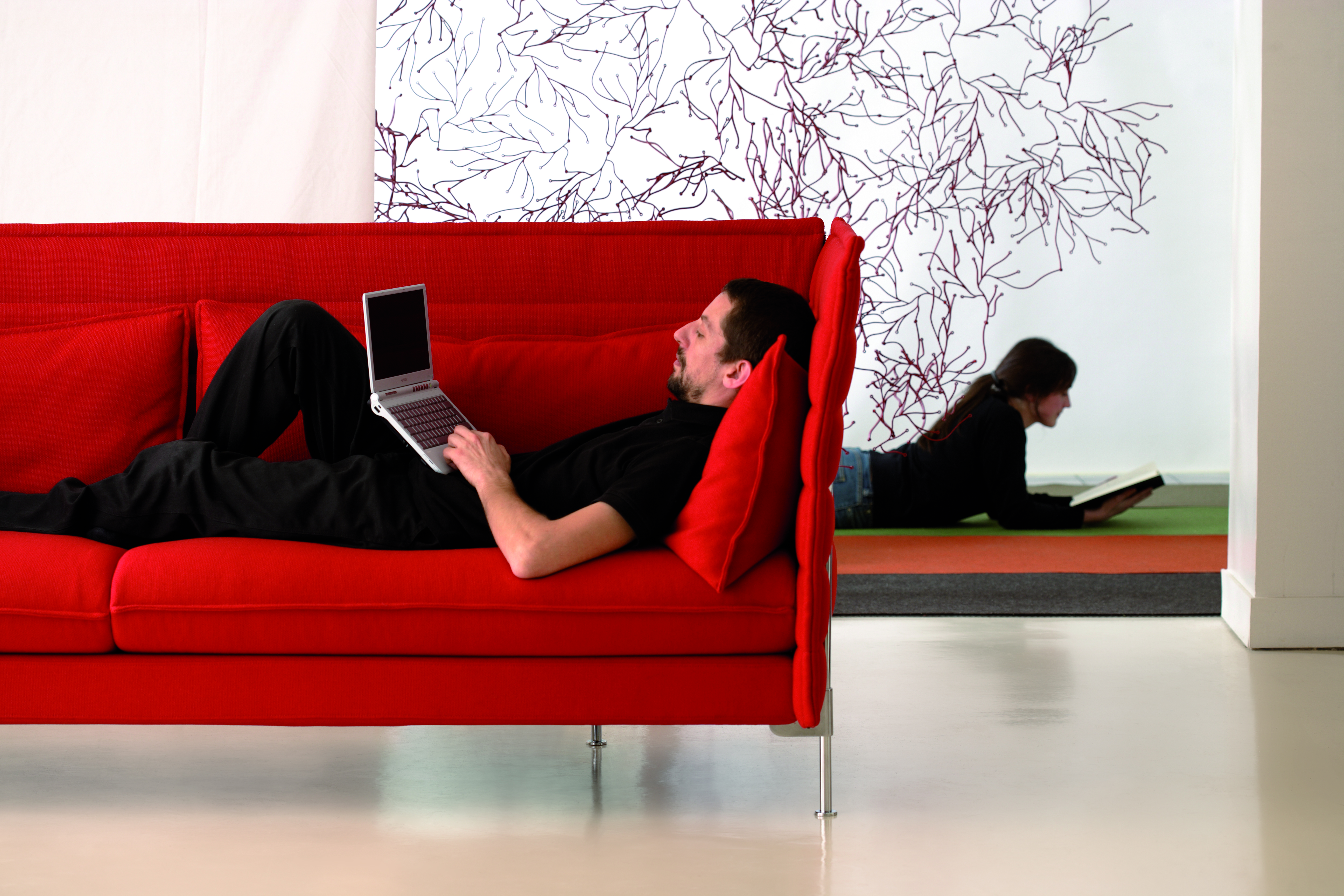 Alcove Highback Sofa - 3-Sitzer