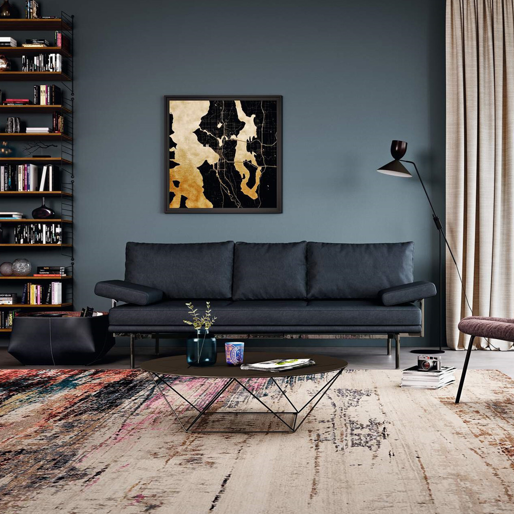 Living Platform Sofa Dreisitzer