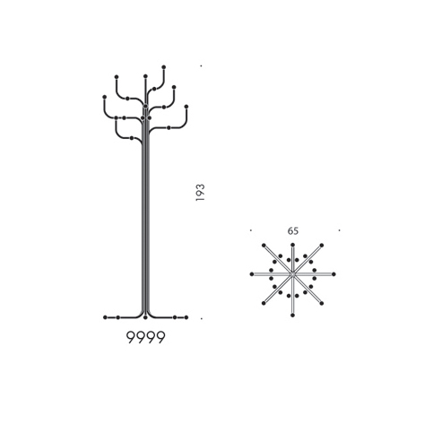 Coat Tree 9999