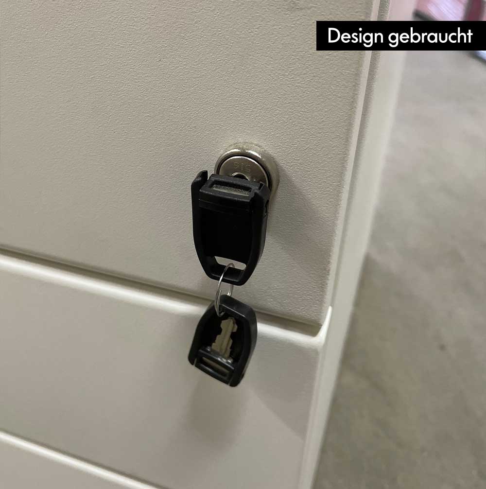 Bisley Container weiß inkl. Kissen - Design gebraucht