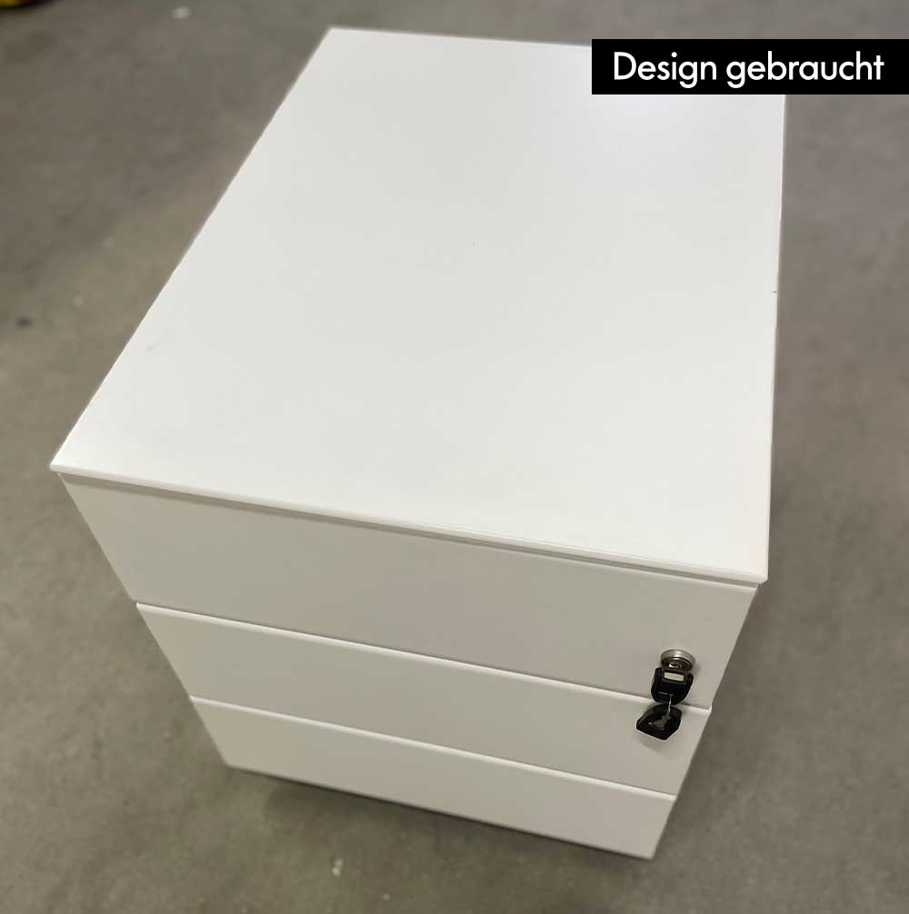 Bisley Container weiß inkl. Kissen - Design gebraucht