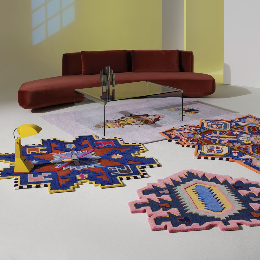 Palmette Lazer Canon Teppich