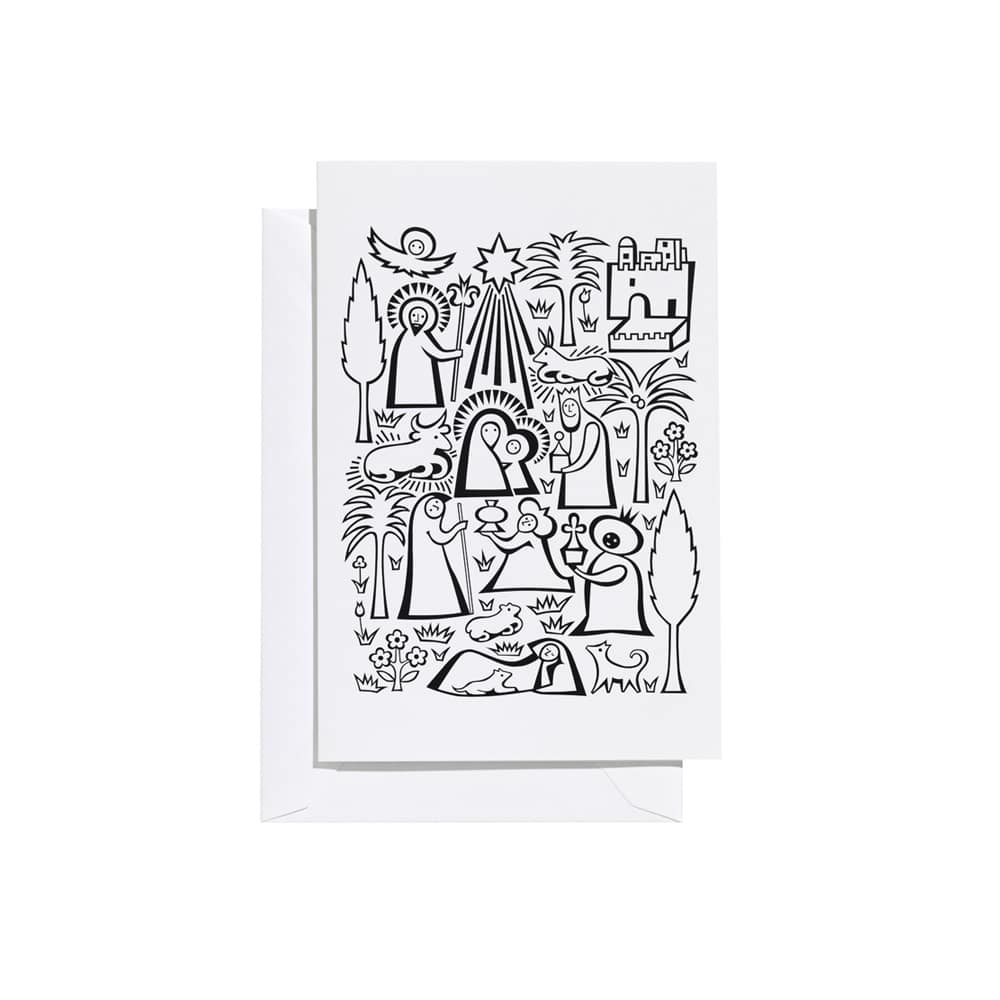 Greeting Card Nativity