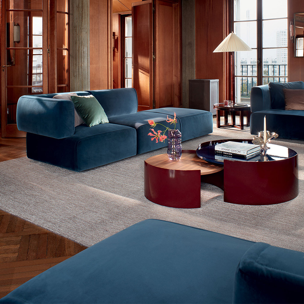 Bowy Sofa Dreisitzer mit Chaiselongue
