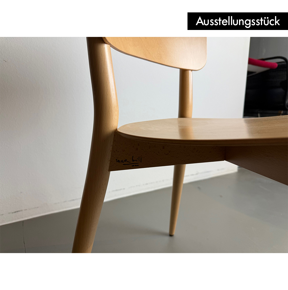 Kreuzzargenstuhl - Ausstellungsstück