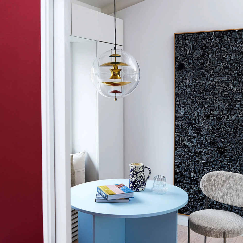 VP Globe Messing Pendelleuchte