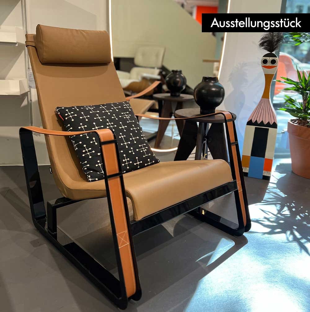 Sessel Cité Leder camel - Ausstellungsstück