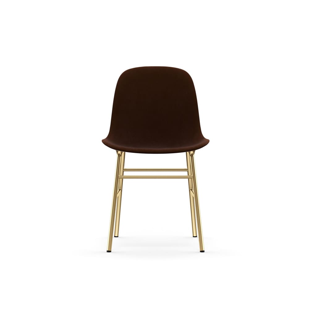 Form Chair Messing gepolstert