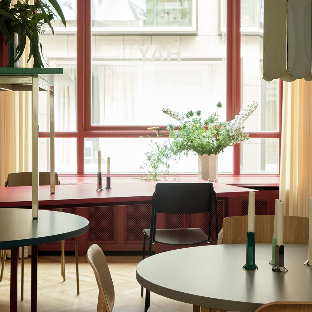 Two Colour Tisch rund