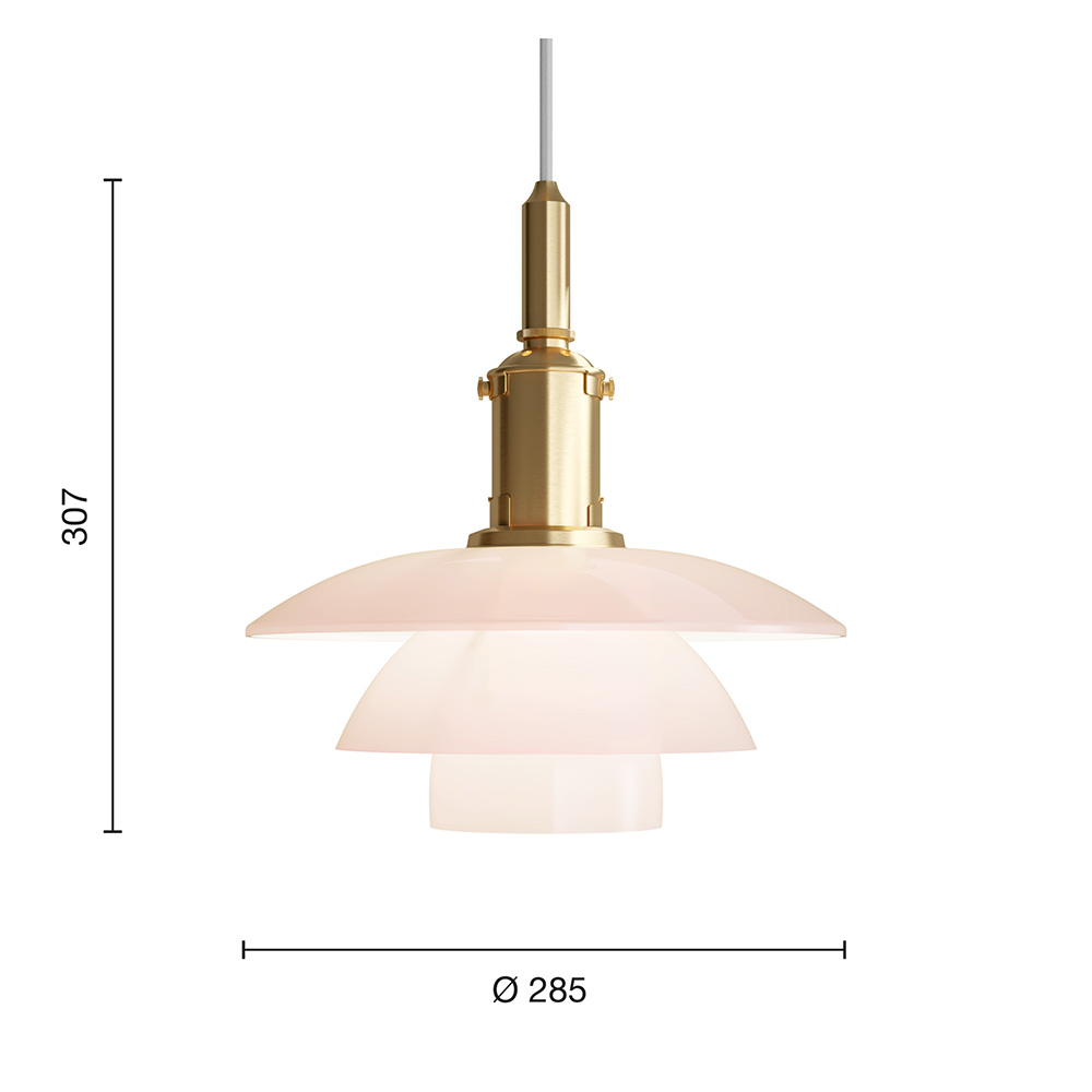 PH 3/3 Pale Rose Pendelleuchte - Pale Rose Collection