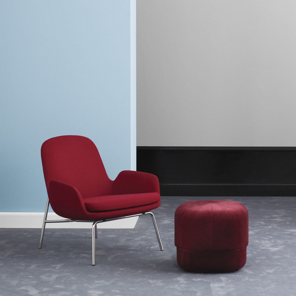 Era Lounge-Sessel low steel