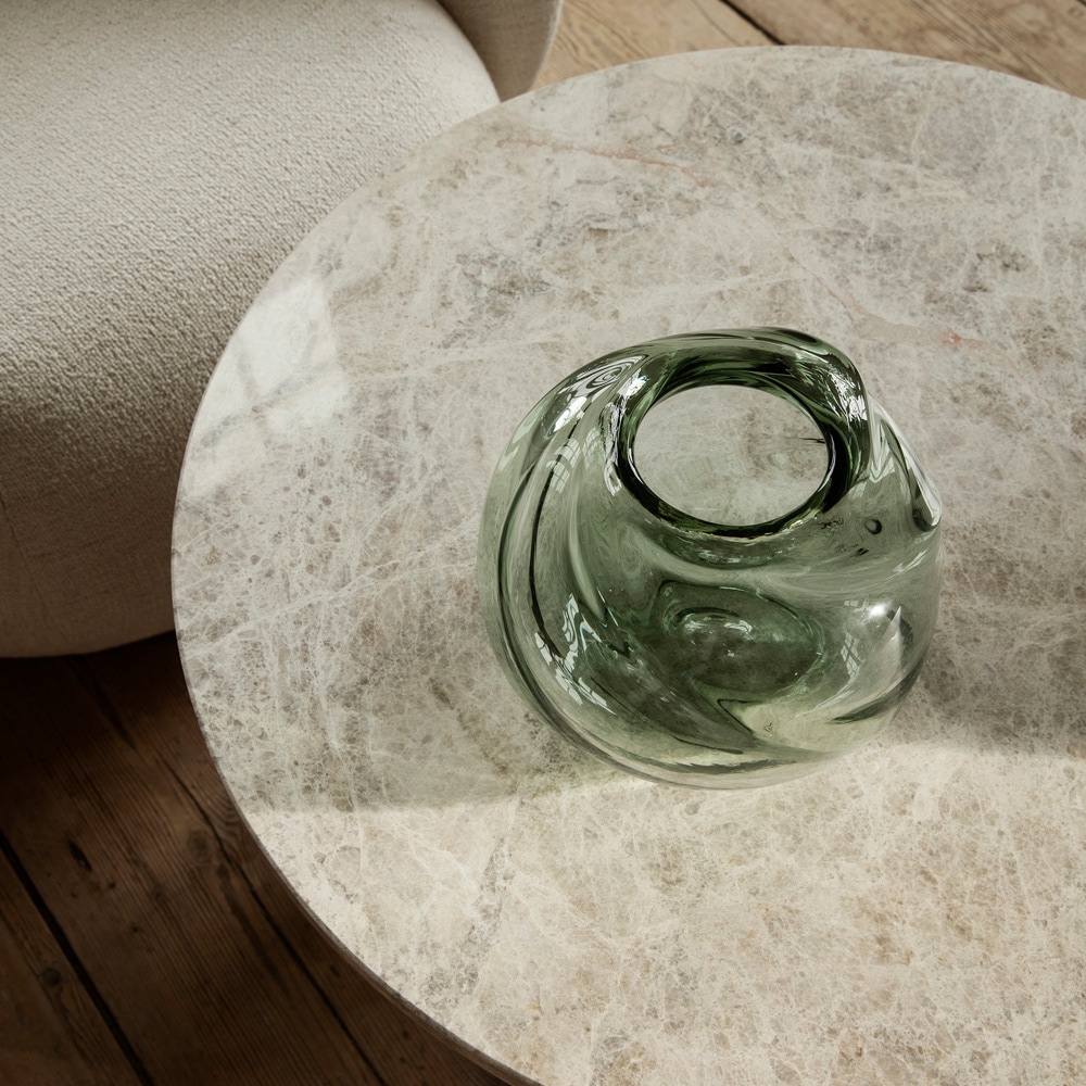 Water Swirl Vase Round