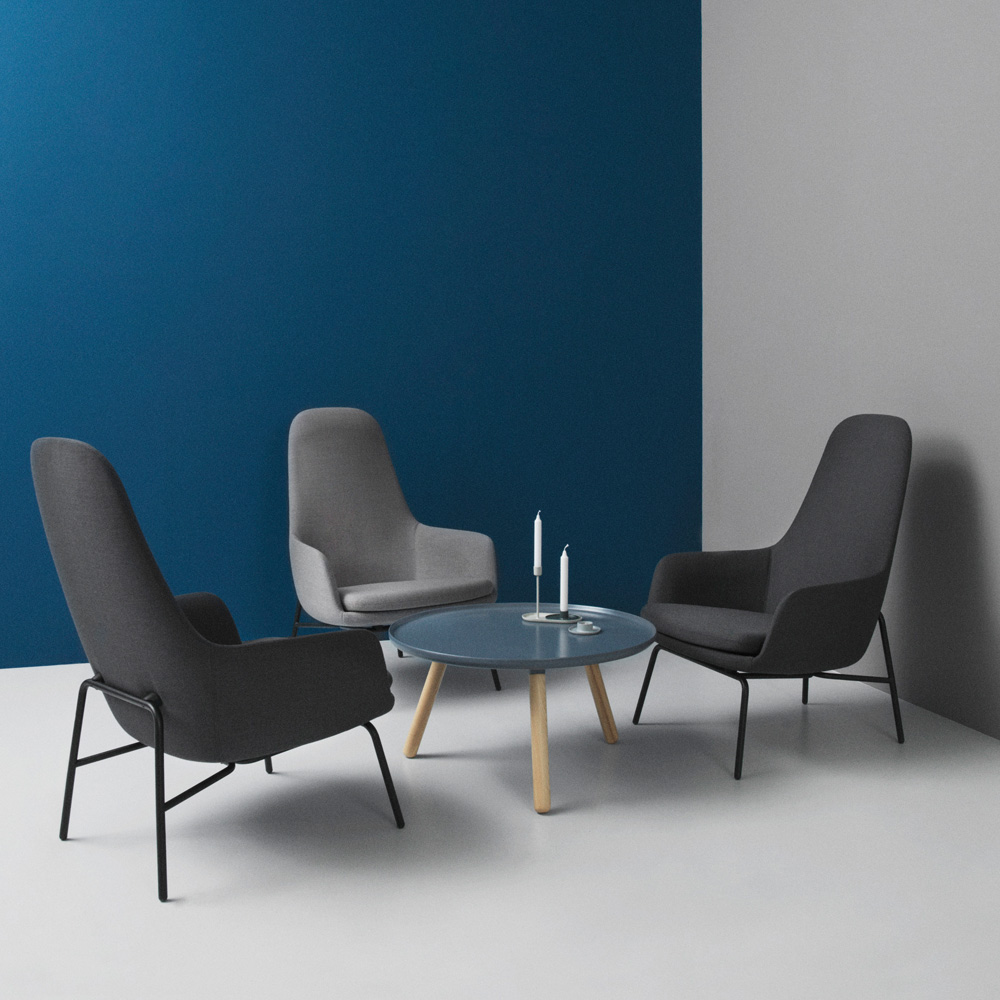 Era Lounge-Sessel high steel