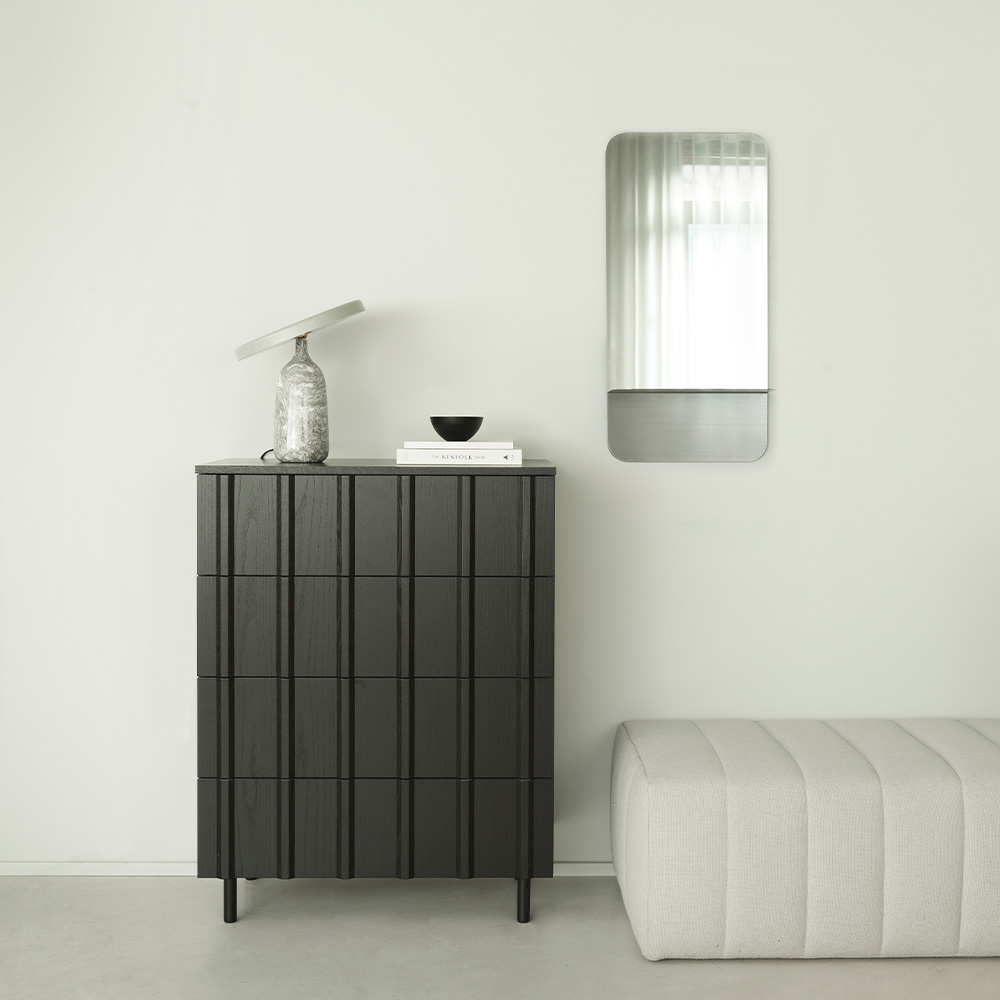 Rib Kommode mit Schubladen