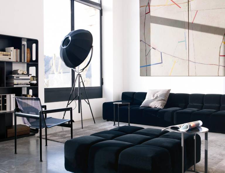 Tufty Time Dreisitzer mit Hocker