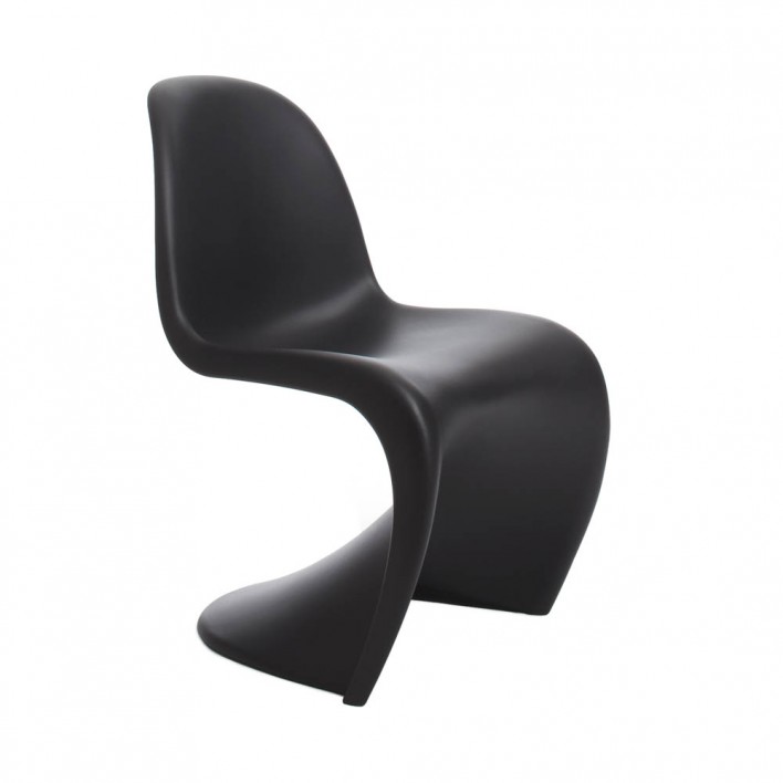 Panton Chair schwarz - alte Höhe
